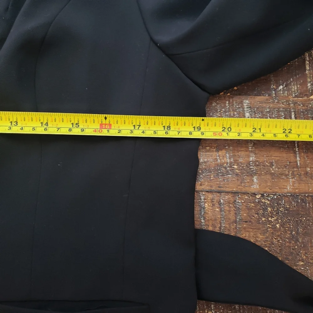 7th Avenue Design Studio New York & Company  Blazer Jacket‎ Office Black Sz 10